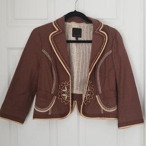 The Limited brown spring jacket